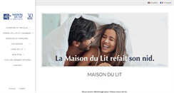 Desktop Screenshot of maisondulit.lu
