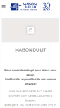 Mobile Screenshot of maisondulit.lu