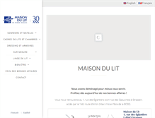 Tablet Screenshot of maisondulit.lu